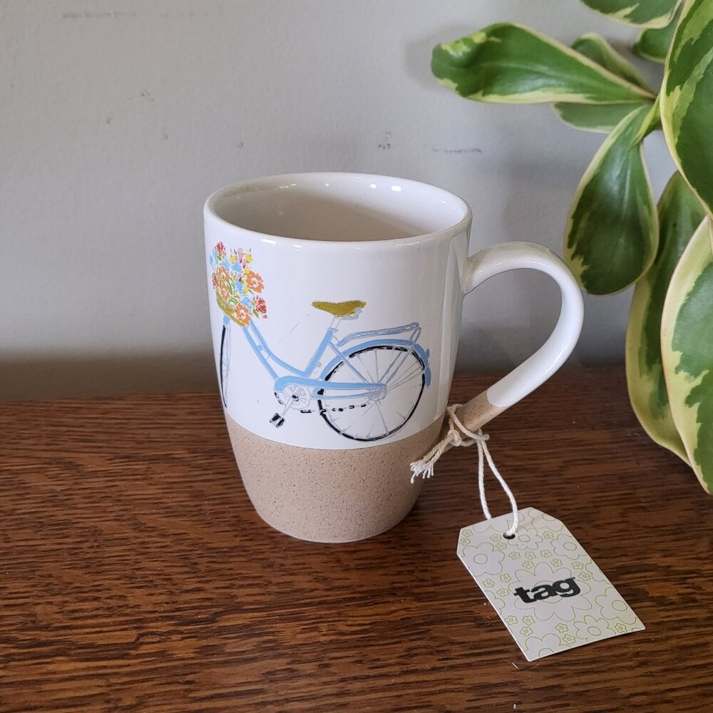 tag Home Decor Pretty Bicycle Blossom Mug